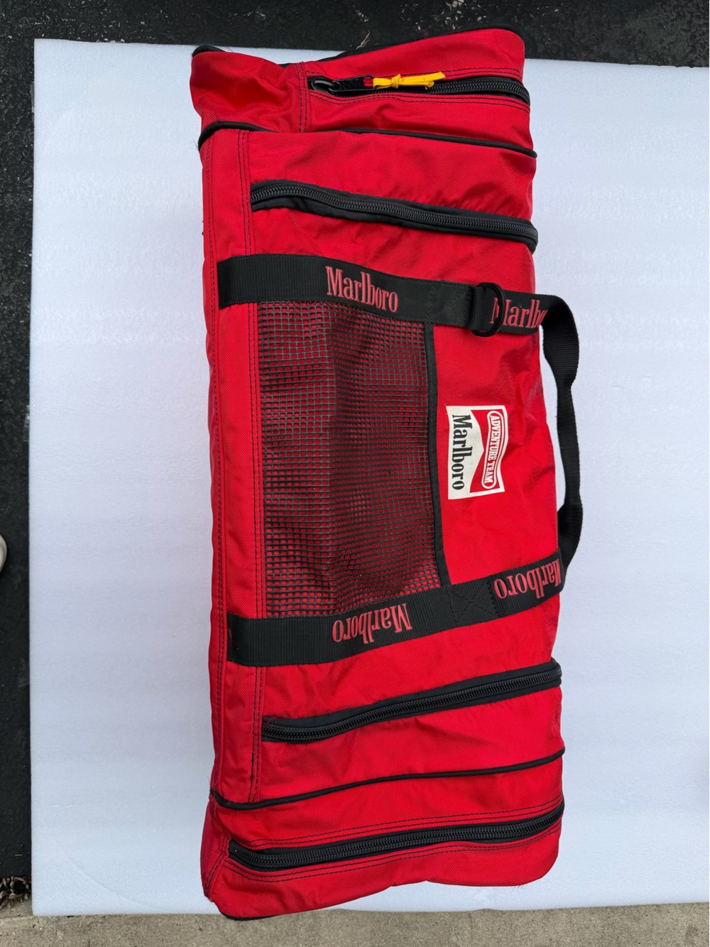Vintage 90s Marlboro Unlimited Gym Duffle Bag Adventure Team